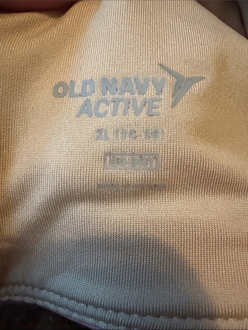 Old Navy Purple and Pink Marble Racerback Sports Bra